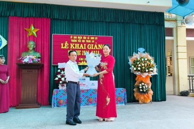 Lễ khai giảng năm học mới 2025-2026 của cô và trò trường Tiểu học Tràng An