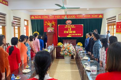 Lễ kết nạp đảng viên chi bộ trường Tiểu học Tràng An